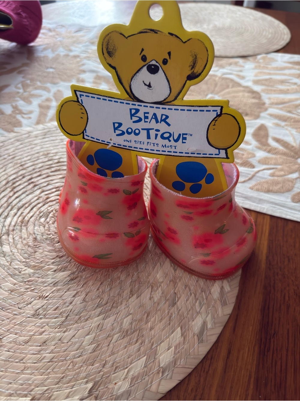 Build A Bear Bootique Outfits Flowers Pinl Bear Rain Boots